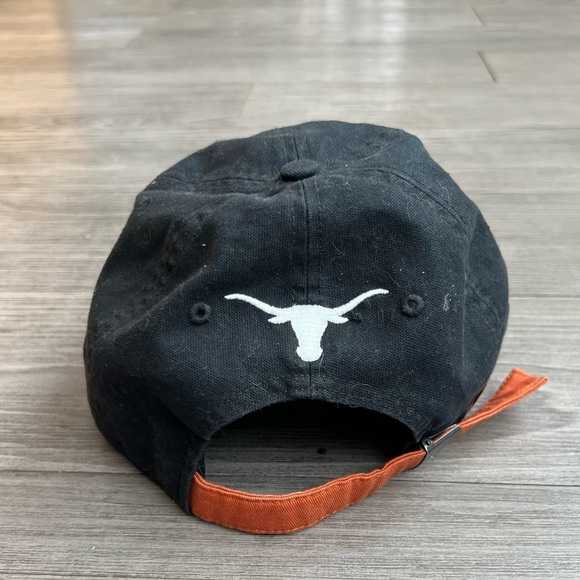 Texas Longhorns UT Black Nike Cotton Canvas Baseball Hat - Picture 5 of 6